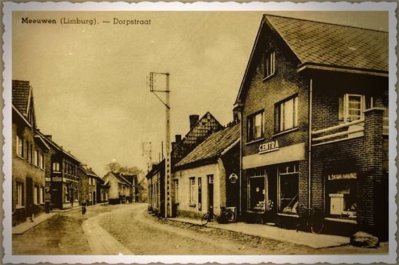 De 'Dorpstraat' in de jaren '50 - Meeuwen-Gruitrode
