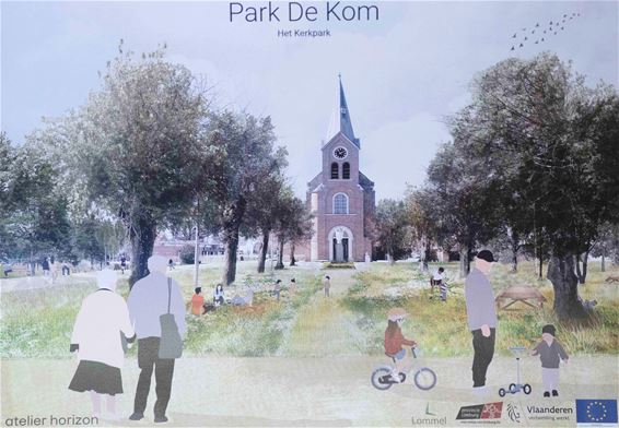 De eerste plannen voor 'Park De Kom' - Lommel