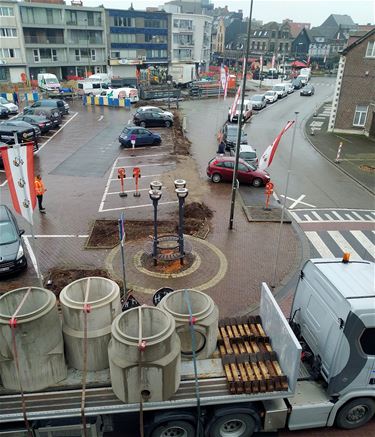 Nieuwe ingang parking Marktplein - Pelt