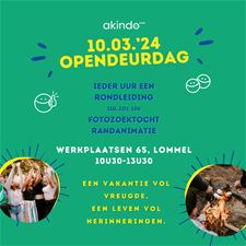 Save the date: opendeurdag Akindo - Lommel