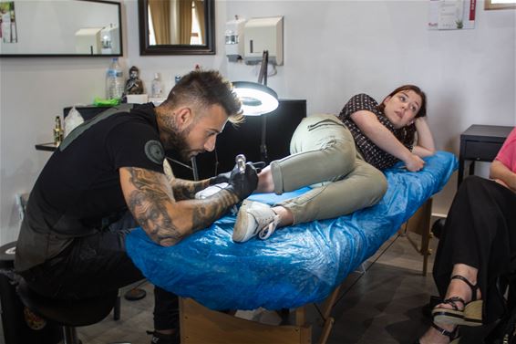 Tattoo's voor 'Kom op tegen Kanker' - Beringen