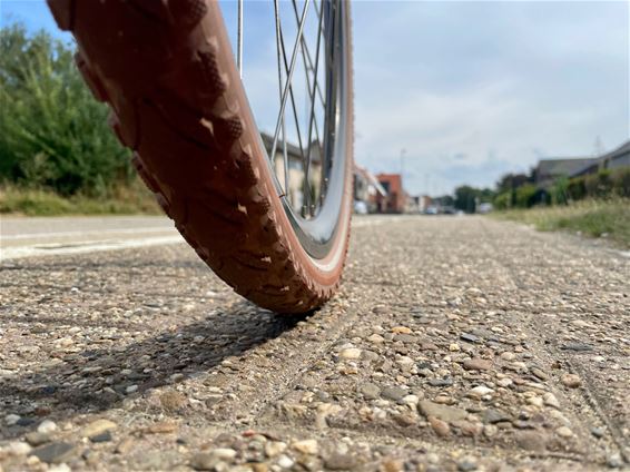 Werken aan fietspaden Kruisbaan-Nijverheidsstraat - Beringen