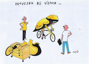 Wielerploeg Visma in Ronde van Vlaanderen