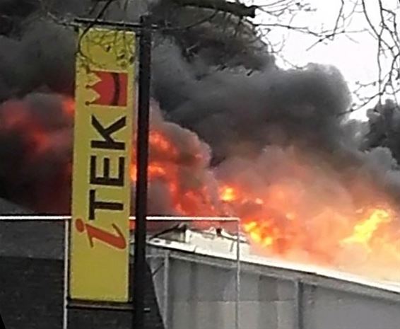 Zware brand bij iTek - Bocholt