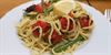 Beringen - Spaghetti met ricotta, pestosaus en krokante ham