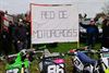 Lommel - Betoging door motorcrossers en boeren