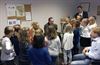 Hechtel-Eksel - Basisschool op bezoek in het Bosland-kantoor