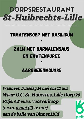 Dorpsrestaurant Sint-Huibrechts-Lille