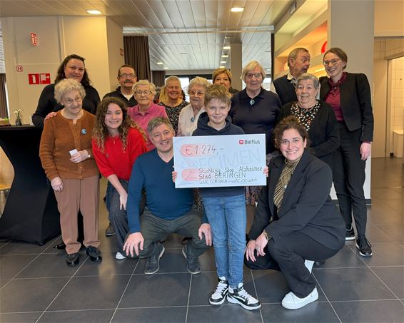 1274 euro voor Stichting Alzheimer Onderzoek - Beringen