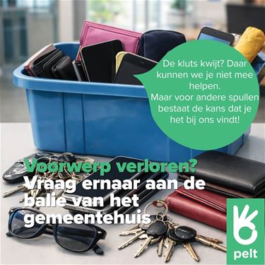 130 sleutels, 39 gsm's en 26 portefeuilles - Pelt