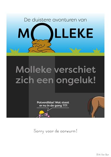 14u11: het paard staat in de gang