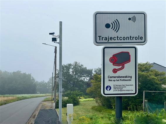 1.643 auto's reden te snel op trajectcontrole - Beringen