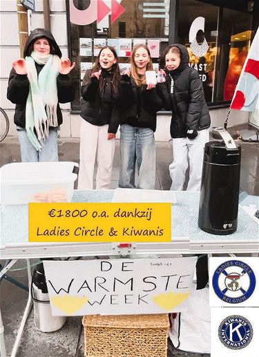 1800 euro voor de Warmste Wafeltjes - Pelt