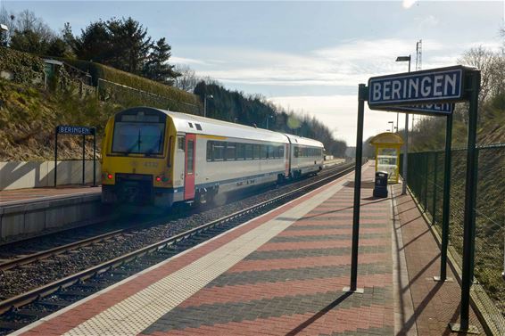 267 mensen nemen de trein op weekdagen - Beringen