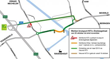 2km nieuwe gewestweg legt verbinding met E313 - Beringen
