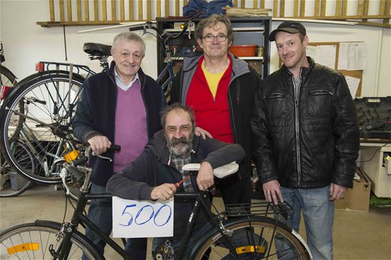 500ste fiets Open Hart Paal - Beringen