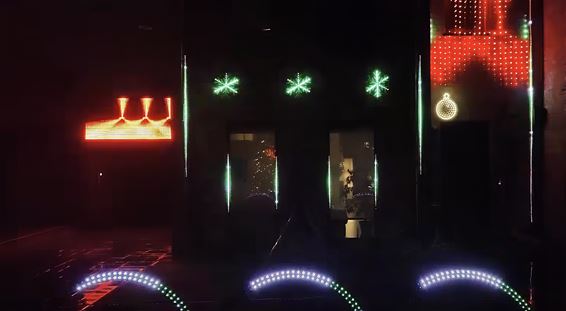 9000 lichtjes zorgen voor spectaculaire kerstsfeer