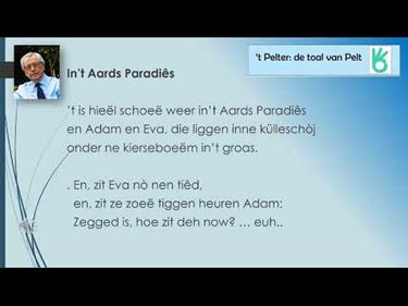 Pelt - Adam en Eva int paradiês