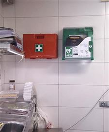 AED-toestel in restaurant Diana - Lommel