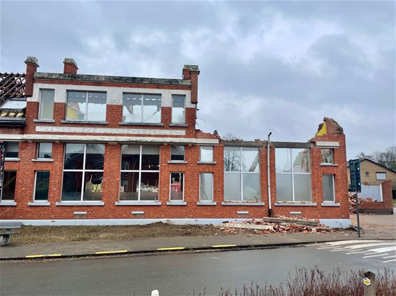 Afbraakwerken schieten goed op - Beringen