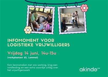 Akindo zoekt vrijwilligers - Lommel