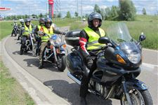 Al 35 kranige motards bij Okra-Limburg
