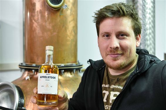 Appelstook, eerste distillaat van Jeroen Aerts - Beringen
