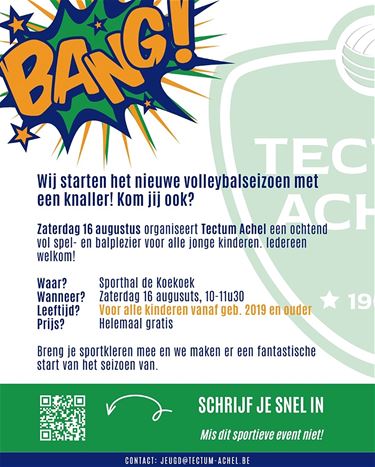 BANG! Tectum trapt seizoen af met speelplezier - Hamont-Achel