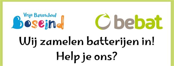 Basisschool Boseind zamelt lege batterijen in - Pelt