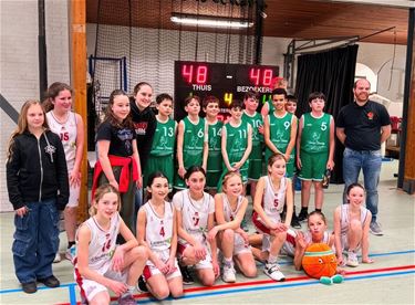 Basket meisjes U12 spelen gelijk - Lommel & Leopoldsburg