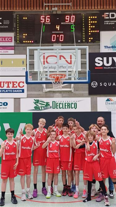 Basketjongens U14A naar poule 1A - Lommel