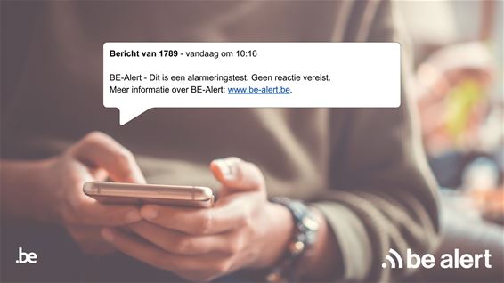 Bree - BE-Alert-test in Bree geslaagd