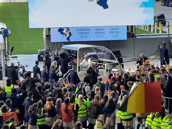 Beringse delegatie onder de indruk van pausbezoek - Beringen