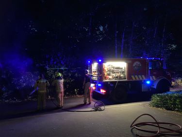 Pelt - Bermbrand snel geblust dankzij medewerker Sint Oda