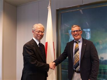 Bezoek aan ambassadeur van Japan - Lommel