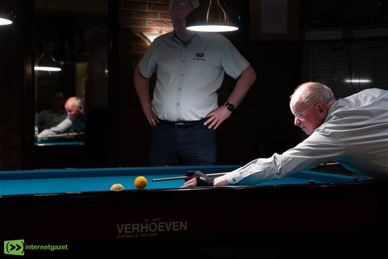 Pelt - Biljartfotografie én kaderbiljart: precisiewerk
