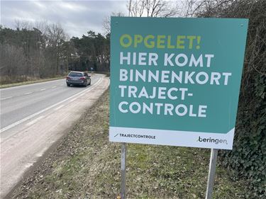 Binnenkort ook trajectcontrole op de Olmsesteenweg - Beringen