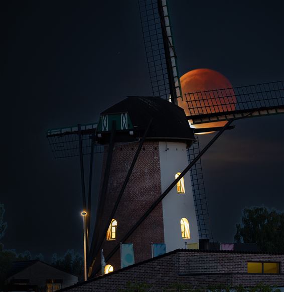 Bloedmaan blijft (lang) achter de wolken (1) - Pelt