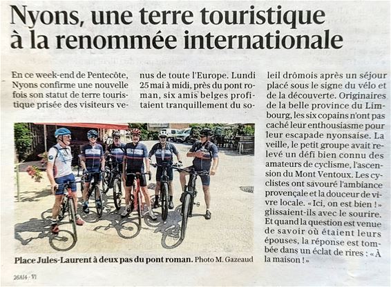 Pelt - BMW Beliën cycling team haalt Franse pers