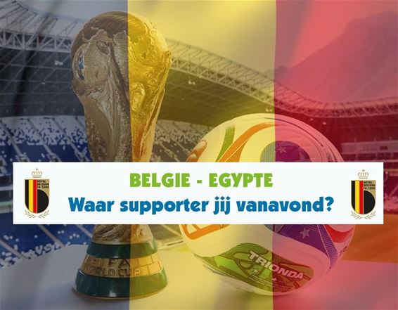 Bocholt supportert voor de Rode Duivels