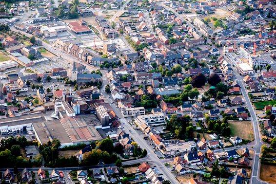 Bocholt van boven gezien (in 2018) - Bocholt