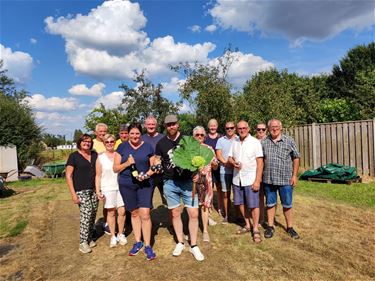 Boeket met rabarber voor Heidi en Koen - Lommel