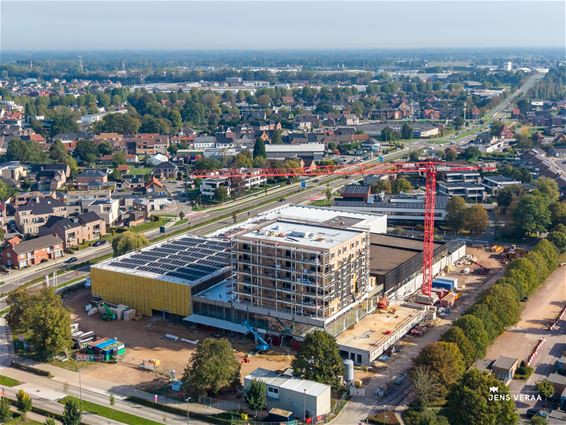 Bouw Campus De Weeg schiet goed op - Bree