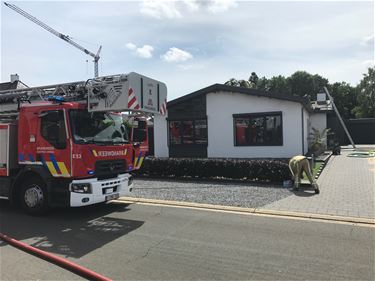 Brand bij dakwerken in Paal - Beringen