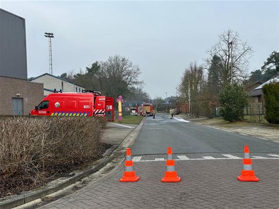 Brand in voetbalkantine Eksel - Hechtel-Eksel