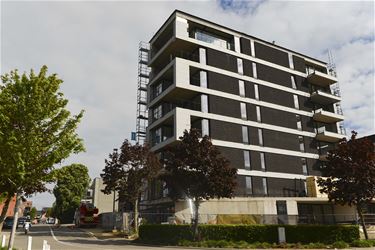 Brandweeroefening aan hoogste flatgebouw - Beringen