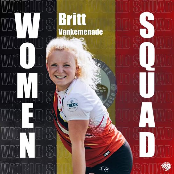 Britt Vankemenade naar WK Roundnet - Pelt