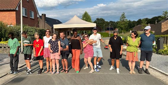 Buurtfeest in de Kraanstraat - Pelt