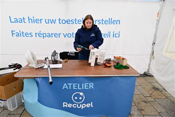 Café Recupel op Berings marktplein - Beringen