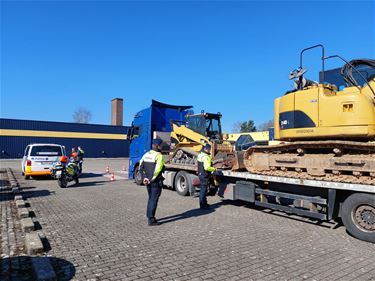 Pelt - Controle op zwaar vervoer